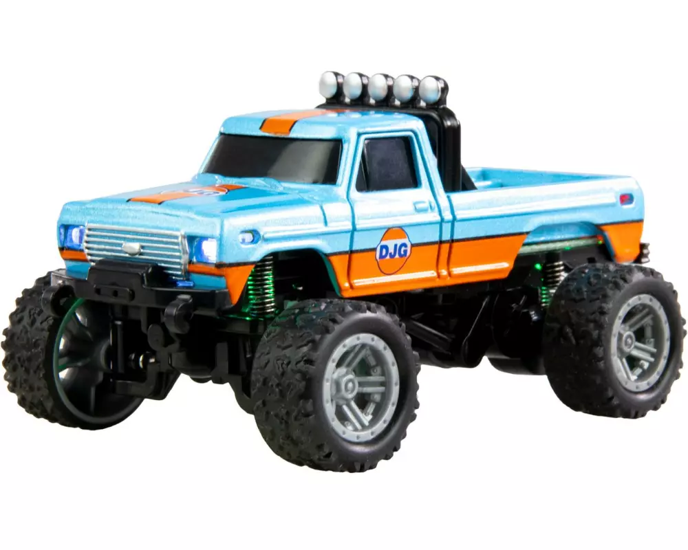 Amewi Monster Truck Die Cast 1:64 RTR, Blau/Orange