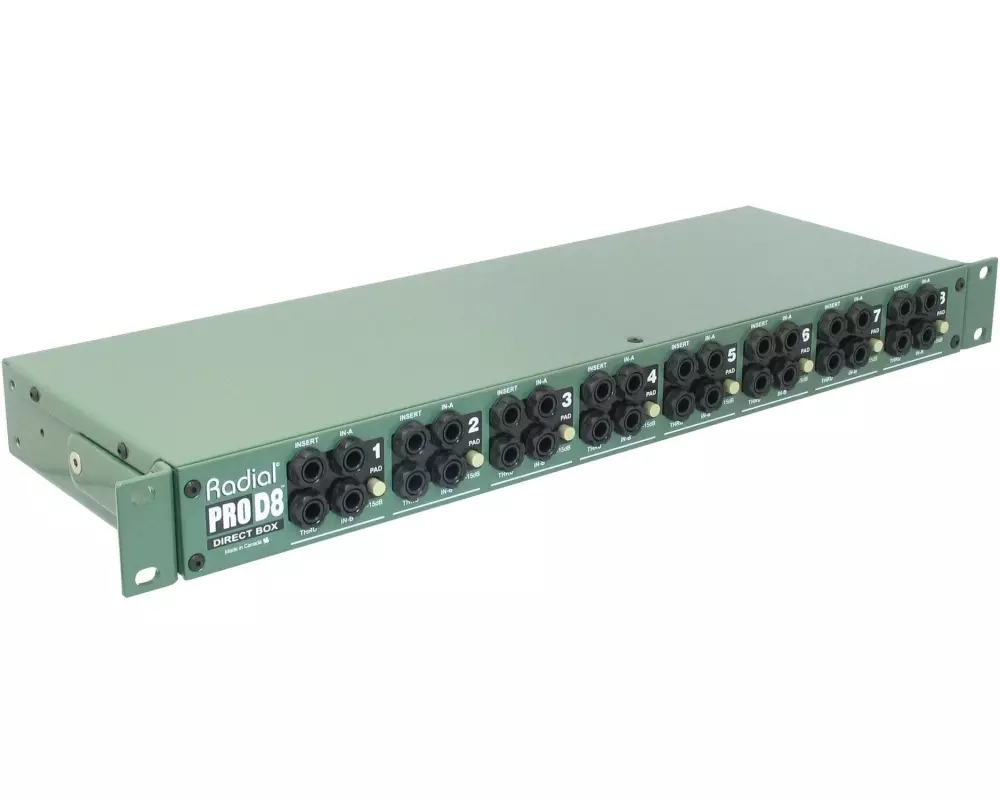 Radial ProD8 Passiv, 8-Kanal, Rackmount, Metall