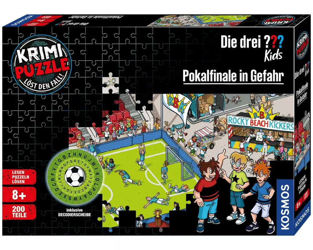 Kosmos Puzzle Die drei ??? Kids Pokalfinale in Gefahr