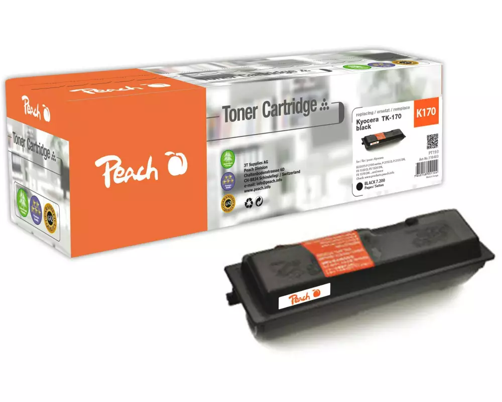 Peach Toner Kyocera TK-170 Black