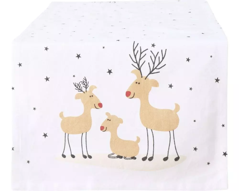 Boltze Tischläufer Timba Textil, 140 x 40 cm