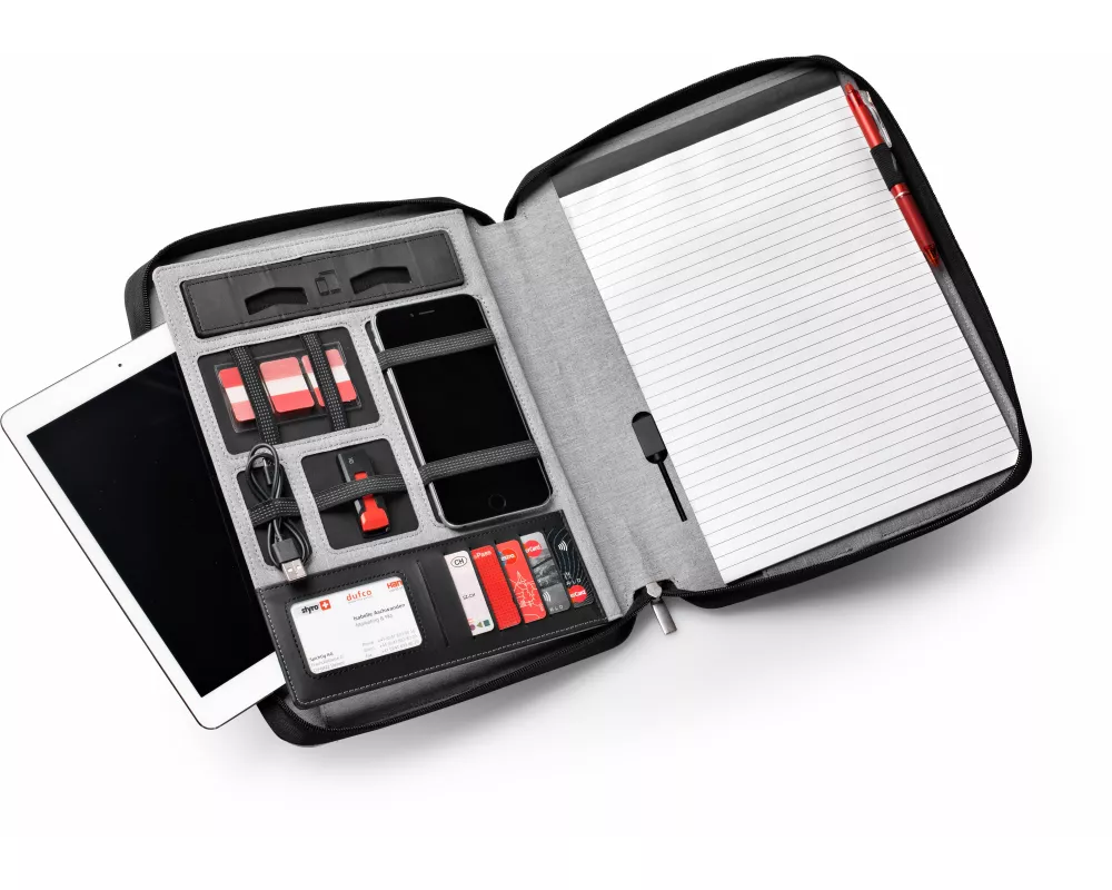 DUFCO Konferenzmappe A4 48-2026.000 Powerbank 5000 mAH, grau