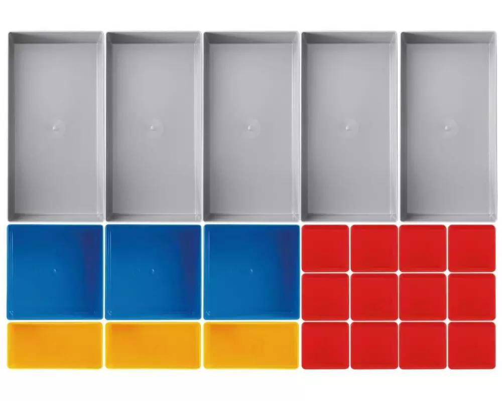 Kraftwerk Einsatzboxen-Set, 23-teilig, 45 mm hoch