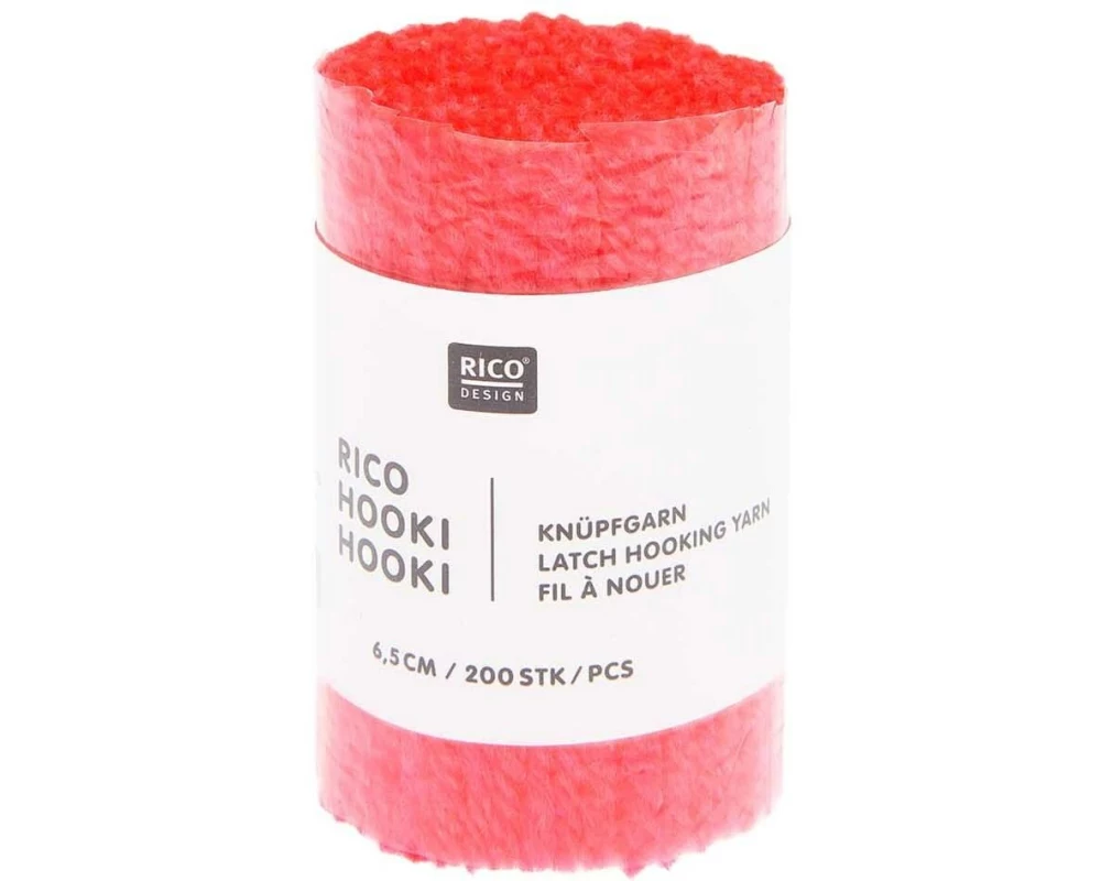 Rico Design Hooki Knüpfgarn Neonpink