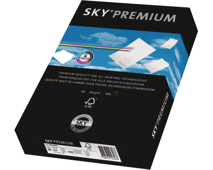SKY Premium Papier A3 88151279 80g, weiss 500 Blatt