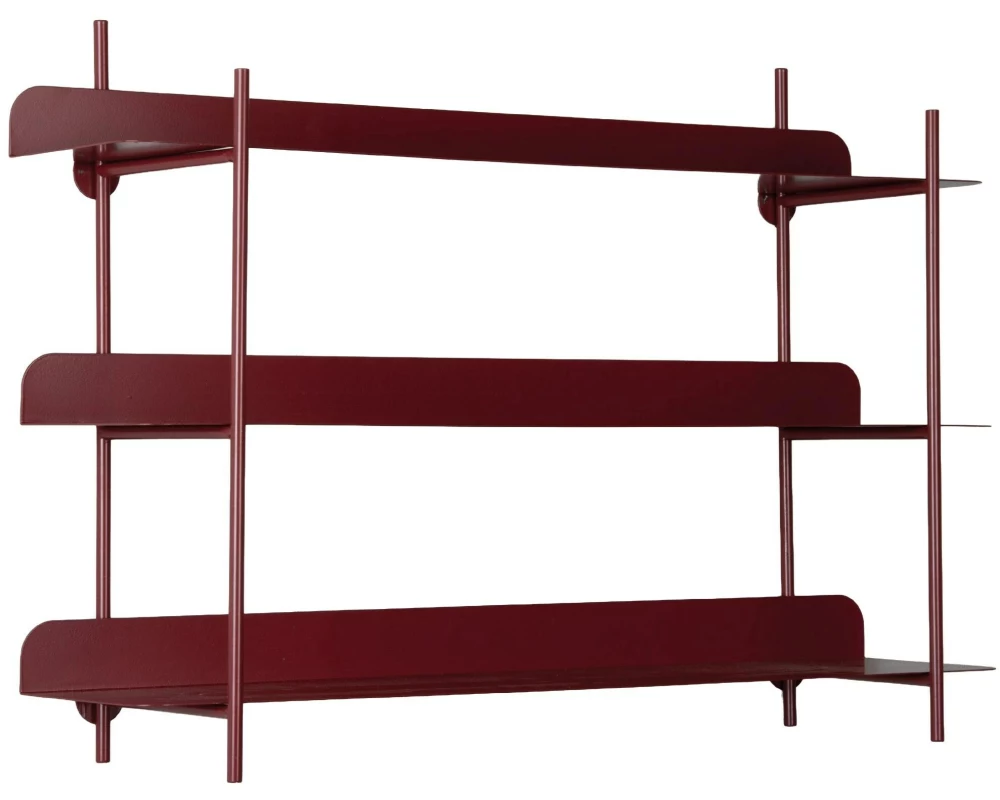 present time Wandregal Riqueza Tres, Burgundy Red