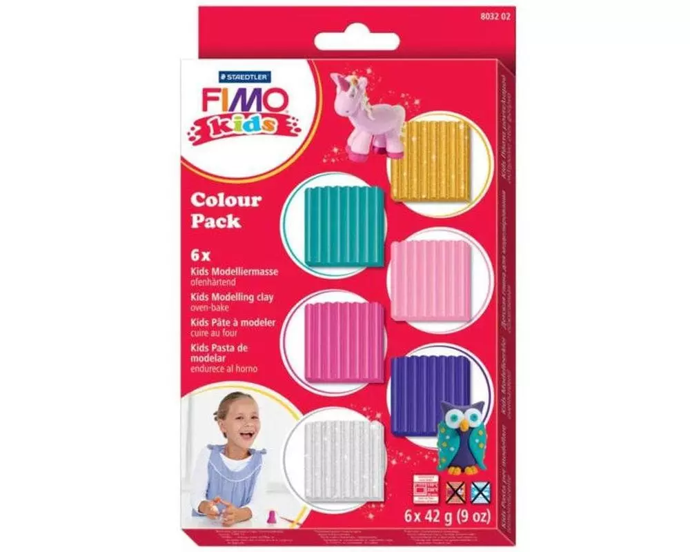 Fimo Modellier-Set 6er Pack Girlie