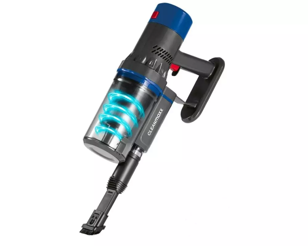 CLEANmaxx Akku-Hand- und Stielsauger 15630 Blau/Grau