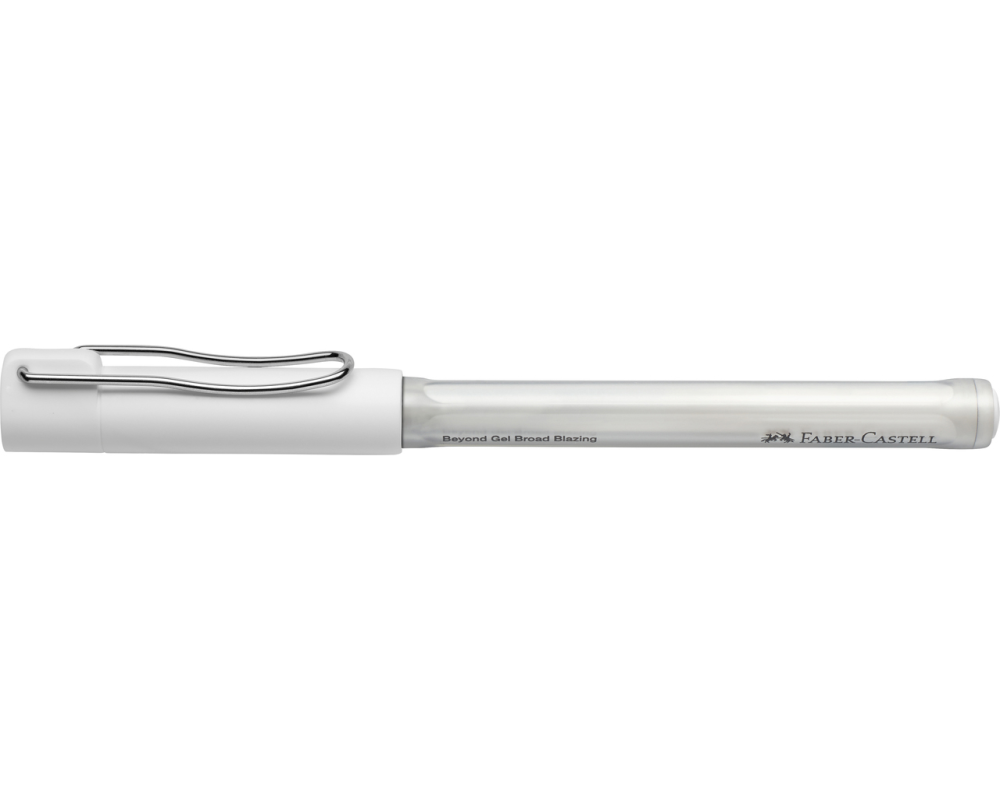 FABER-CASTELL Gelroller Beyond Broad 1mm 348801 Blazing weiss