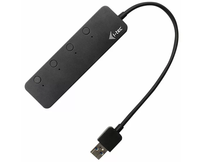 i-tec USB 3.0 Metal HUB 4 Port with individual On/Off Switches 4x USB 3.0 port with quick charging support BC 1.2
