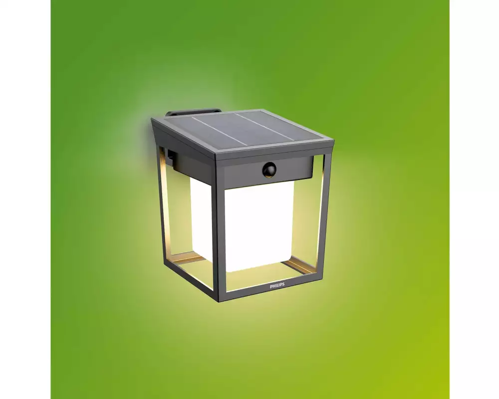 Philips Blaise Wand Solar UE Link 3000K anthrazit