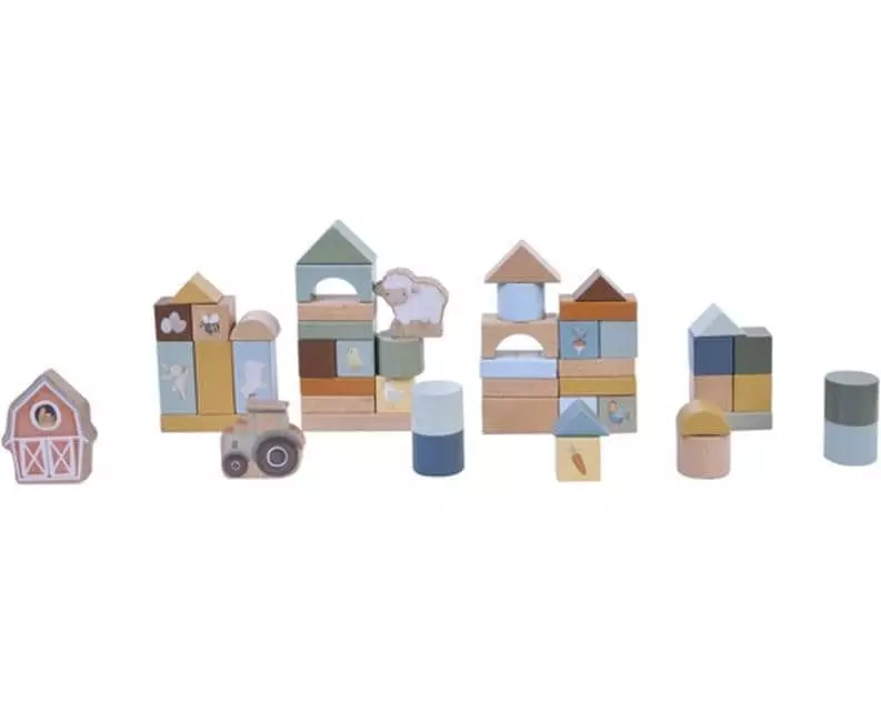 Little Dutch Bauklötze Little Farm FSC