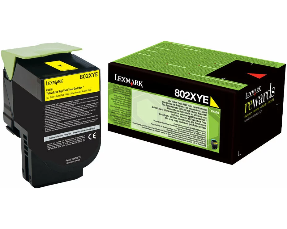 Lexmark 802XYE Toner yellow Std Capacity 4.000 pages corporate
