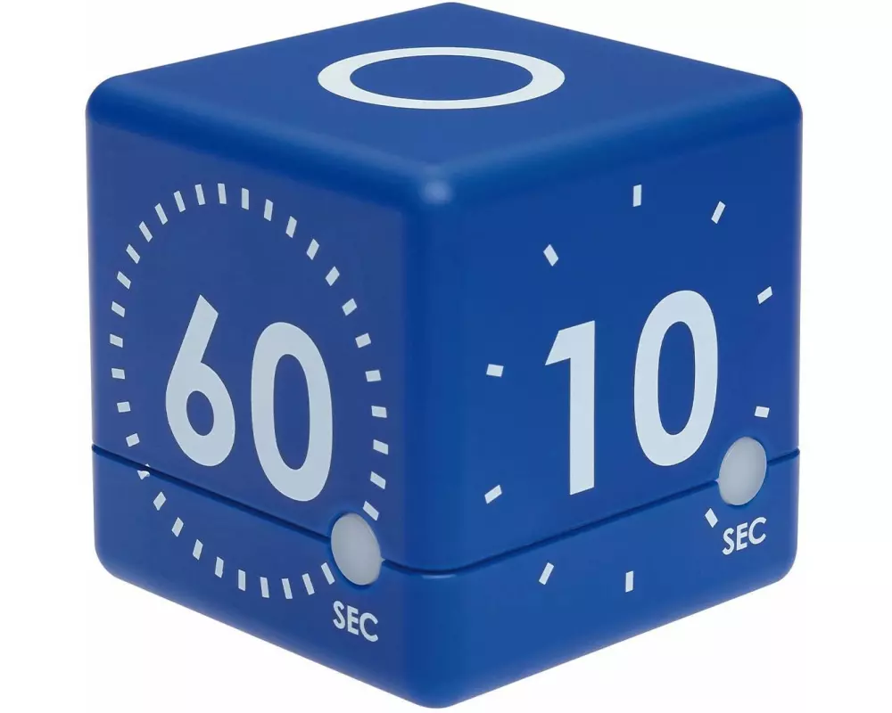 TFA Dostmann Küchentimer Cube Blau