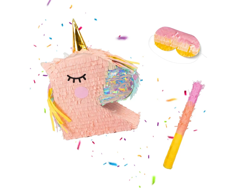 relaxdays Einhorn Einhorn, Gold/Rosa