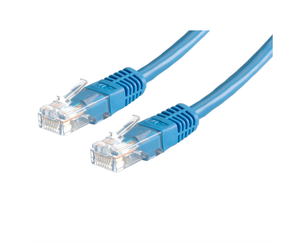 VALUE Patchkabel Cat.6 (Class E) UTP, blau, 1,5 m