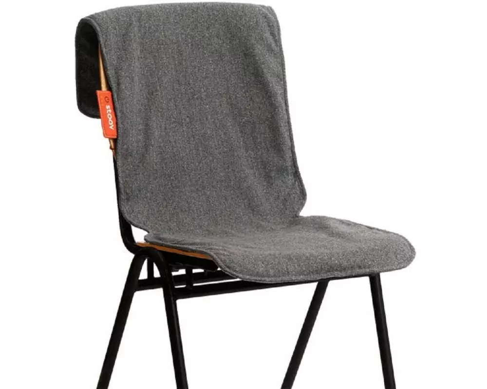 Stoov Wärmedecke HUG 40 x 110 cm, Grau