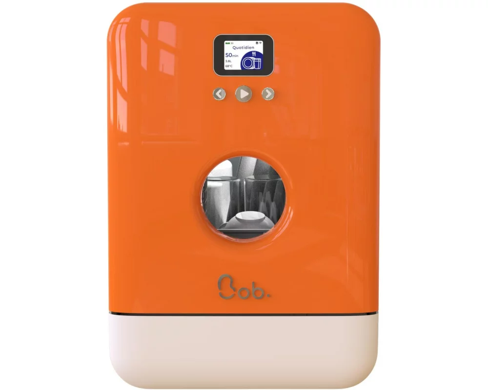 Daan Tech Tischgeschirrspüler Bob Orange/Weiss