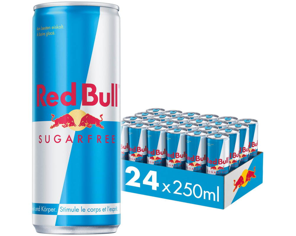 RED BULL Energy Drink sugarfree, Alu RC2772 25 cl, 24 Stk.