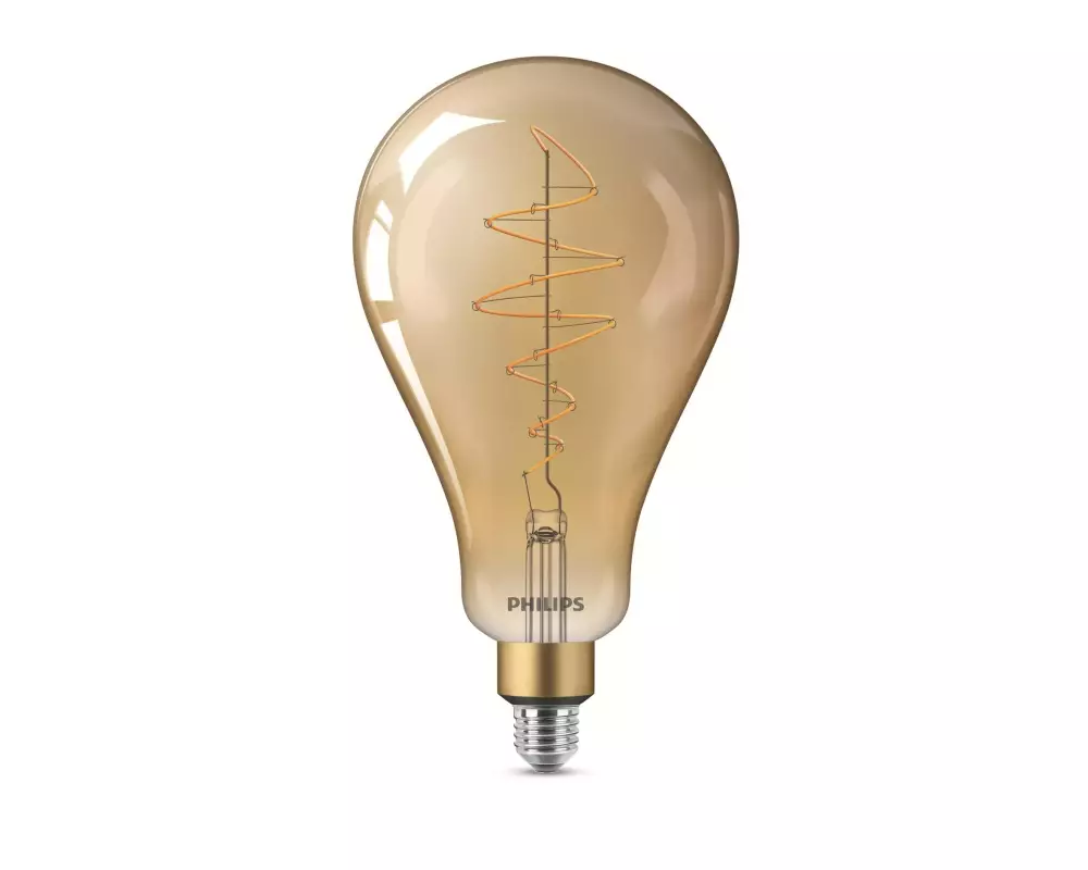 Philips Lampe LED classic-giant 40W E27 A160 GOLD DIM Warmweiss (WW)