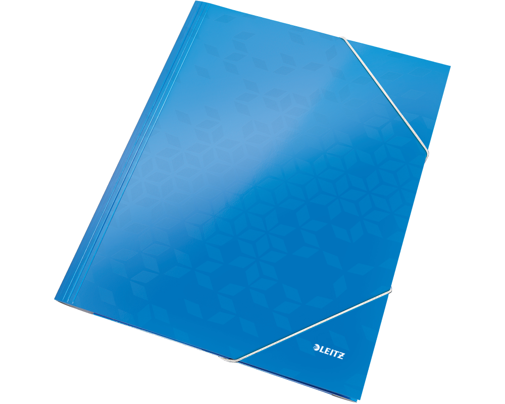 LEITZ Gummibandmappe WOW A4 39820036 blau