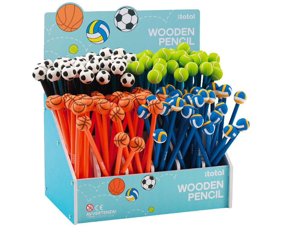 I-TOTAL Bleistift 3D XL2178B Sport, assortiert