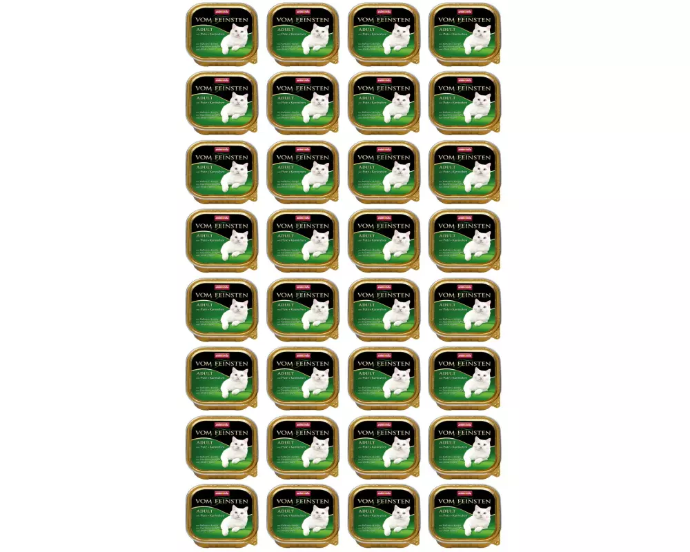 animonda Nassfutter Vom Feinsten Adult Pute & Kaninchen, 32 x 100 g