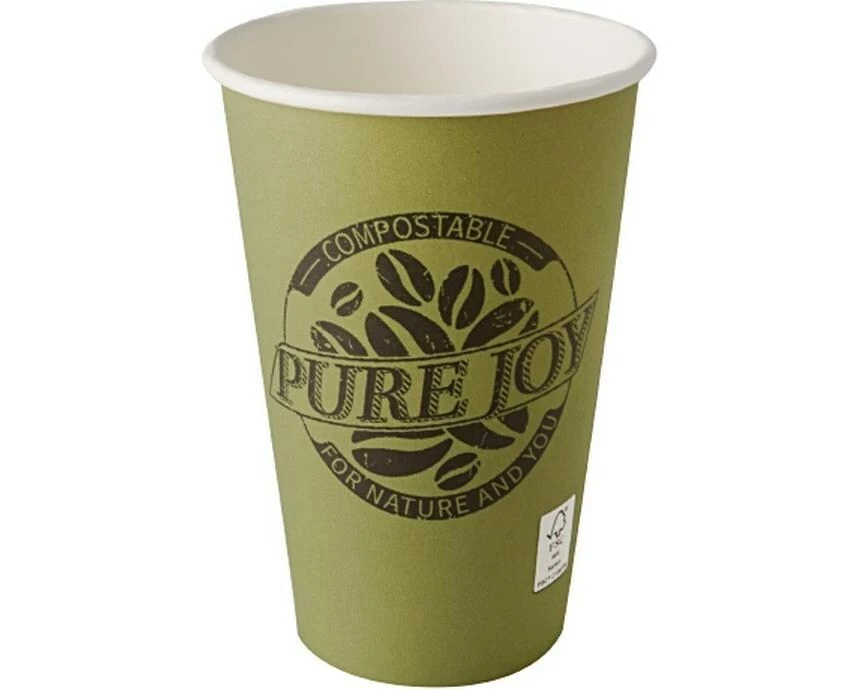 Papstar Einweg-Kaffeebecher Pappe Pure Joy 3 dl 50 Stück