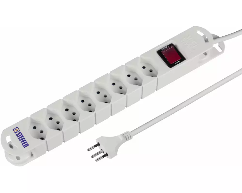 STEFFEN Steckdosenleiste STEBA VARIABL 8x T13 5 m