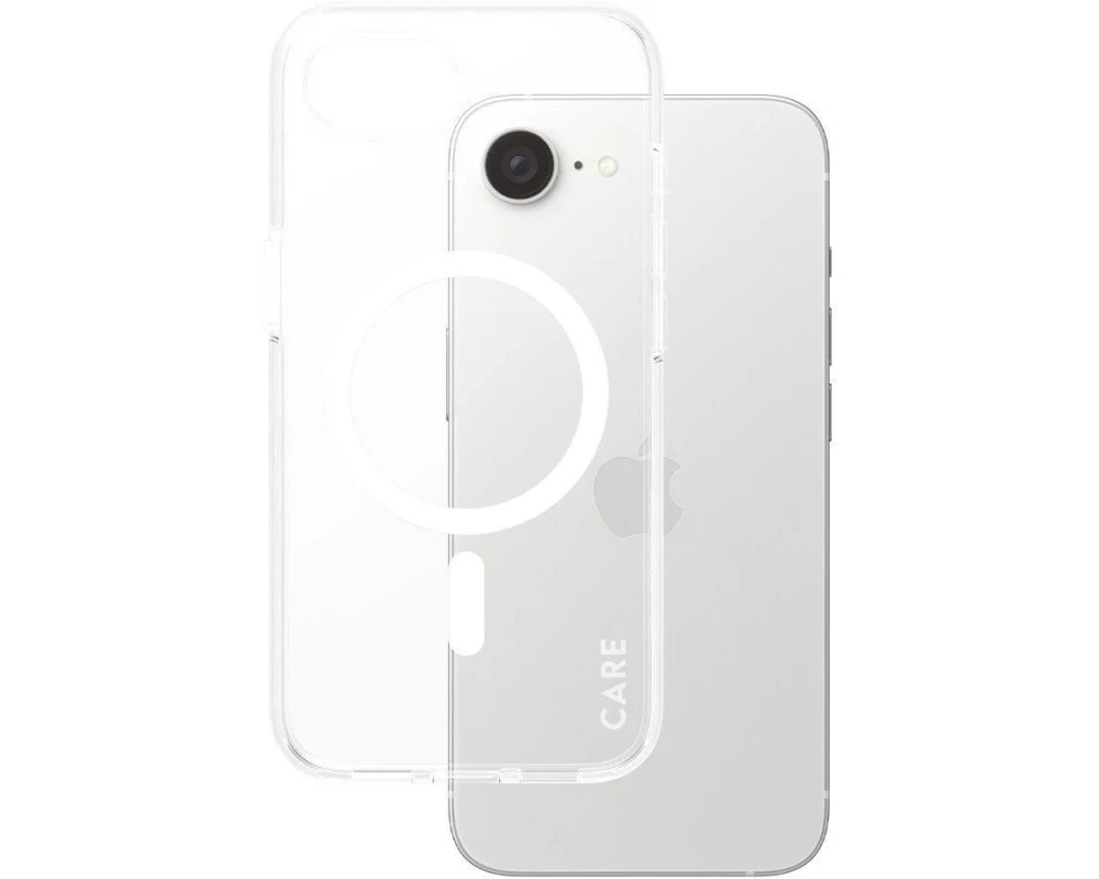 CARE by PanzerGlass Flagship Case Combat iPhone 16e Transparent
