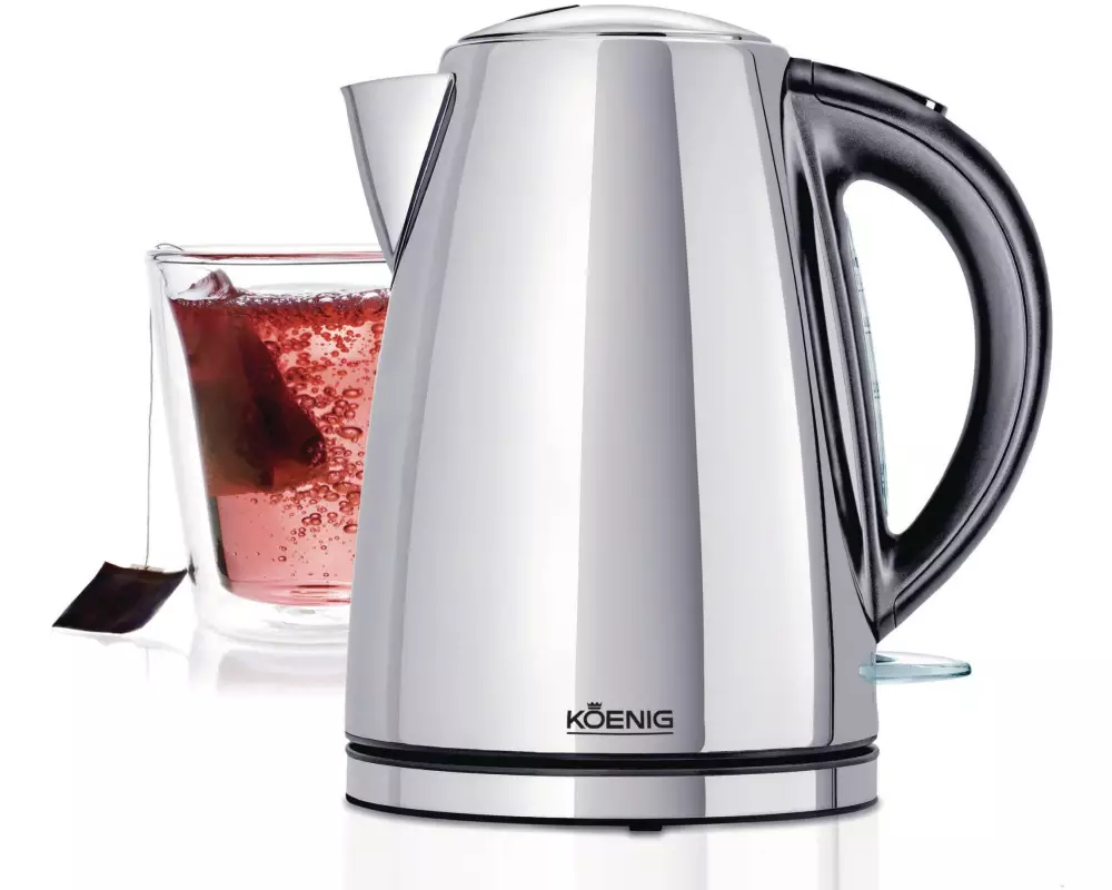 Koenig Wasserkocher Chrome Line 1.7 l, Chrom