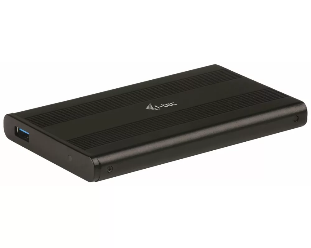 i-tec MySafe Advance AluBasic 2.5 inch USB 3.0 Case 2.5 inch SATA HDD HDD external Enclosure SuperSpeed Black Aluminium