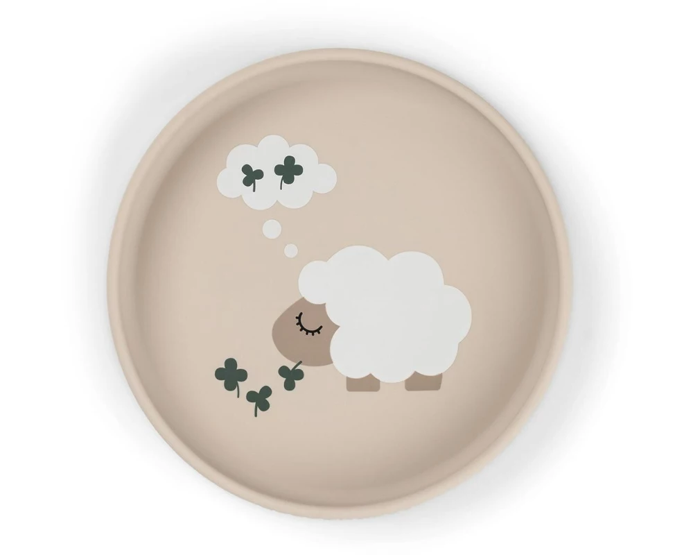 done by deer Kinderteller Stick&Stay Tiny farm Sand