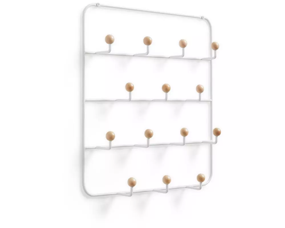 Umbra Türgarderobe Estique 14 Haken, Weiss