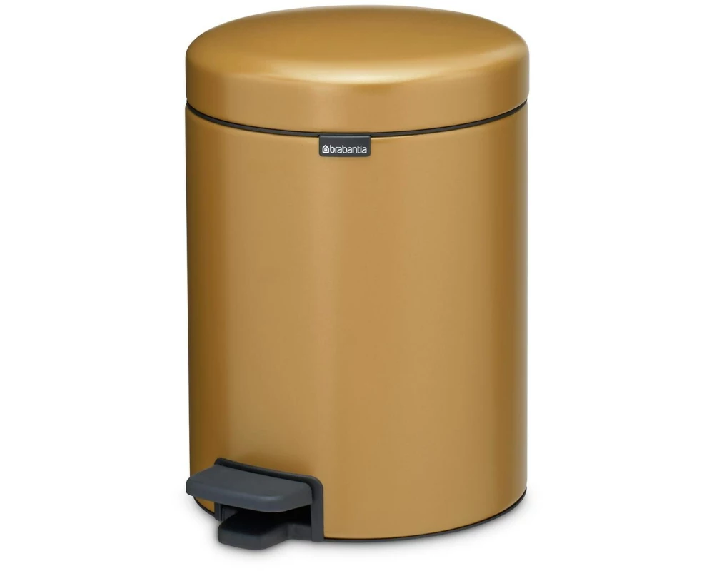Brabantia Kosmetikeimer NewIcon 5 l, Warm Gold
