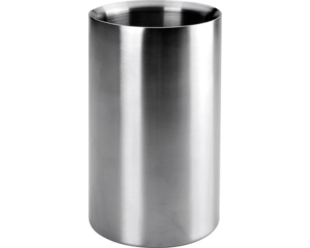 Ibili Flaschenkühler aus Edelstahl 20 x 11.5 cm Silber
