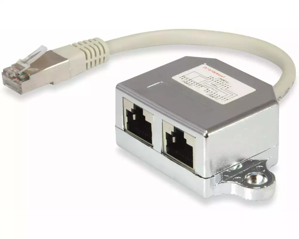 equip Anschlussverdoppler 2x 100Mbps LAN 1 Stück