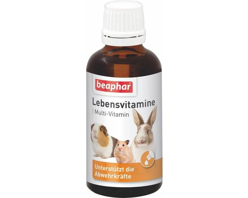 Beaphar Lebensvitamine Lebensvitamine für Kleinsäuger 50 ml