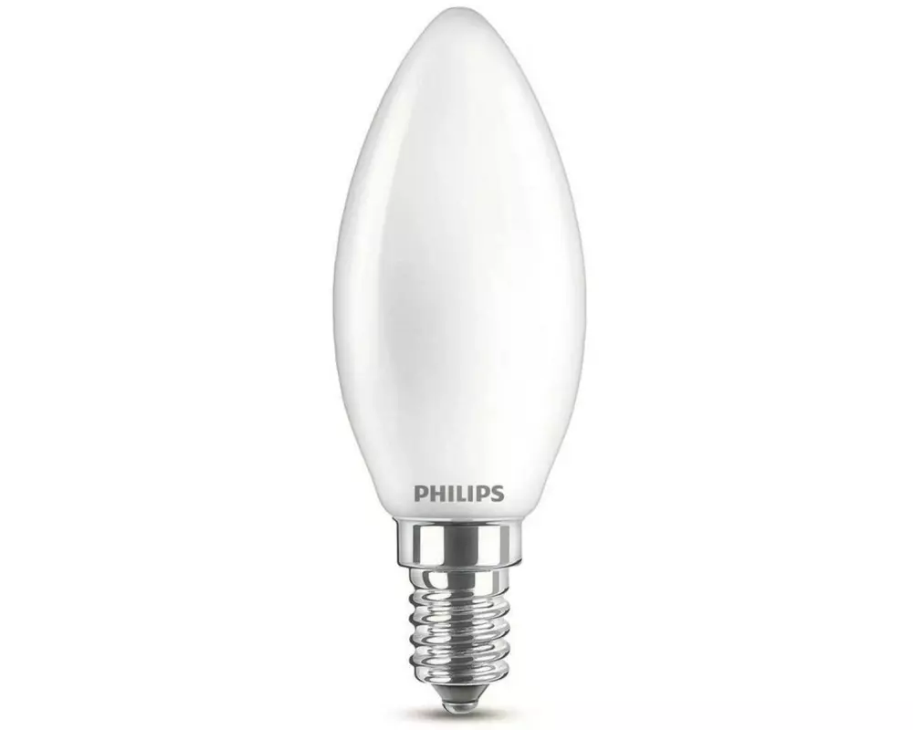Philips Lampe LEDcla 60W E14 B35 WW FR ND Warmweiss (WW)
