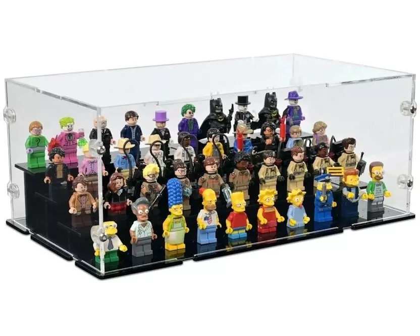 iDisplayit Baukasten Acryl-Display für 40 LEGO-Minifigur