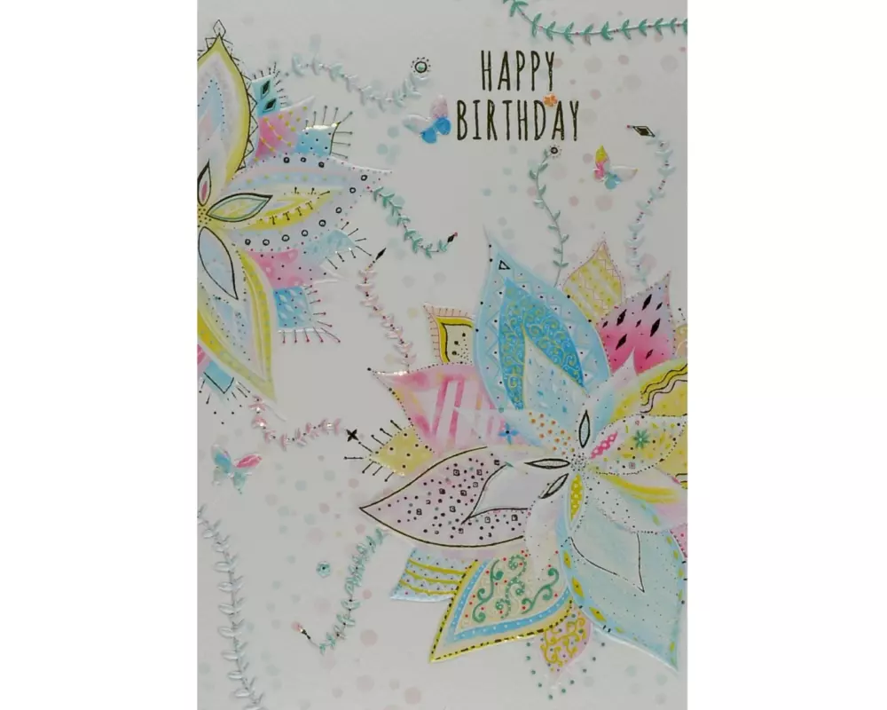 ABC Geburtstagskarte Stella B6