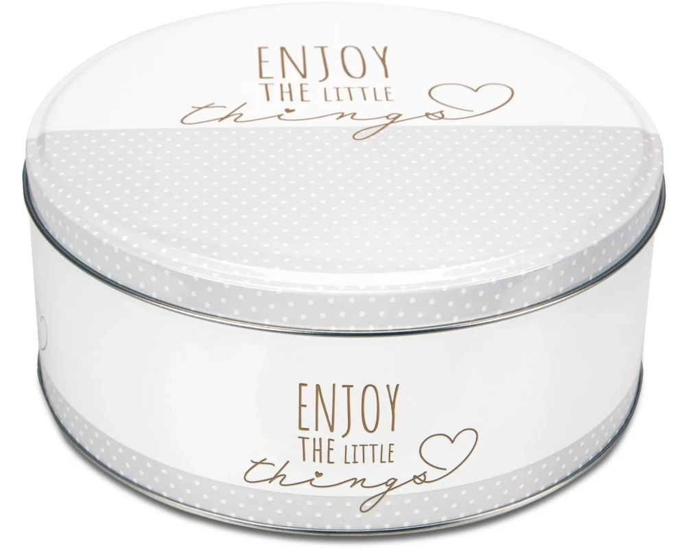 Städter Vorratsbehälter Enjoy the little things 3.6 l, Weiss