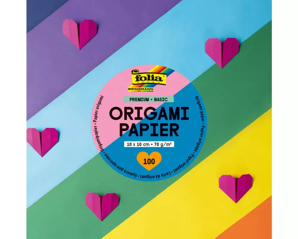 Folia Faltblätter 10 x 10 cm