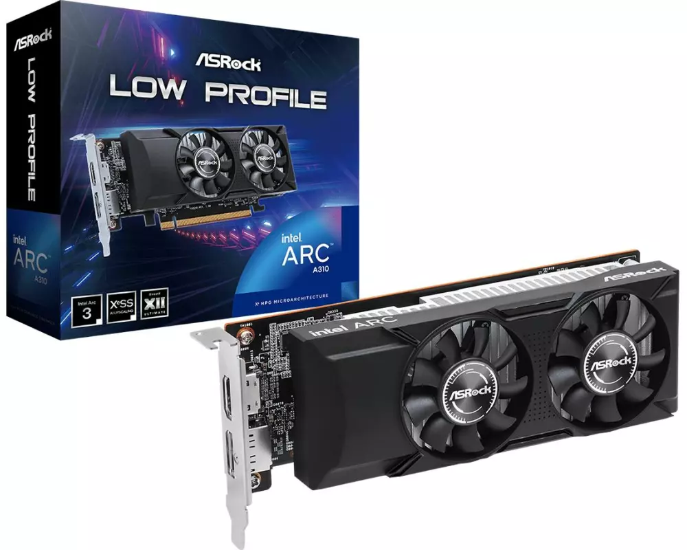 ASRock Grafikkarte Arc A310 LP 4 GB