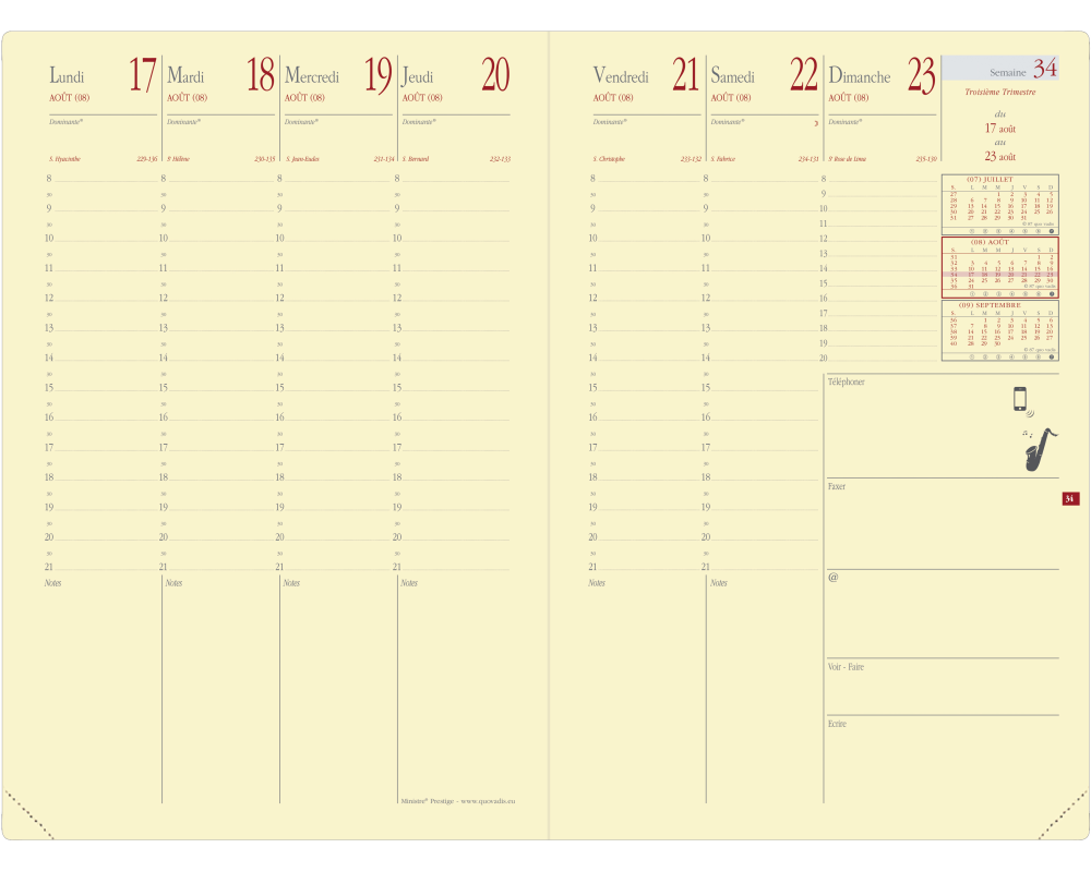 QUO-VADIS Ersatzinhalt Mini.Pres. 2026 286014Q 1W/2S Soho/Silk FR 16x24cm