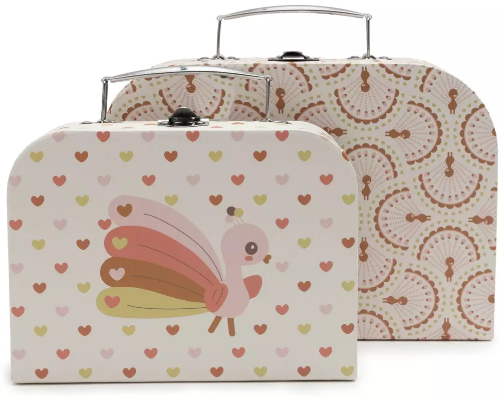 Jollein Spielkoffer – Soft Plumes - 2 Stück Multicolor