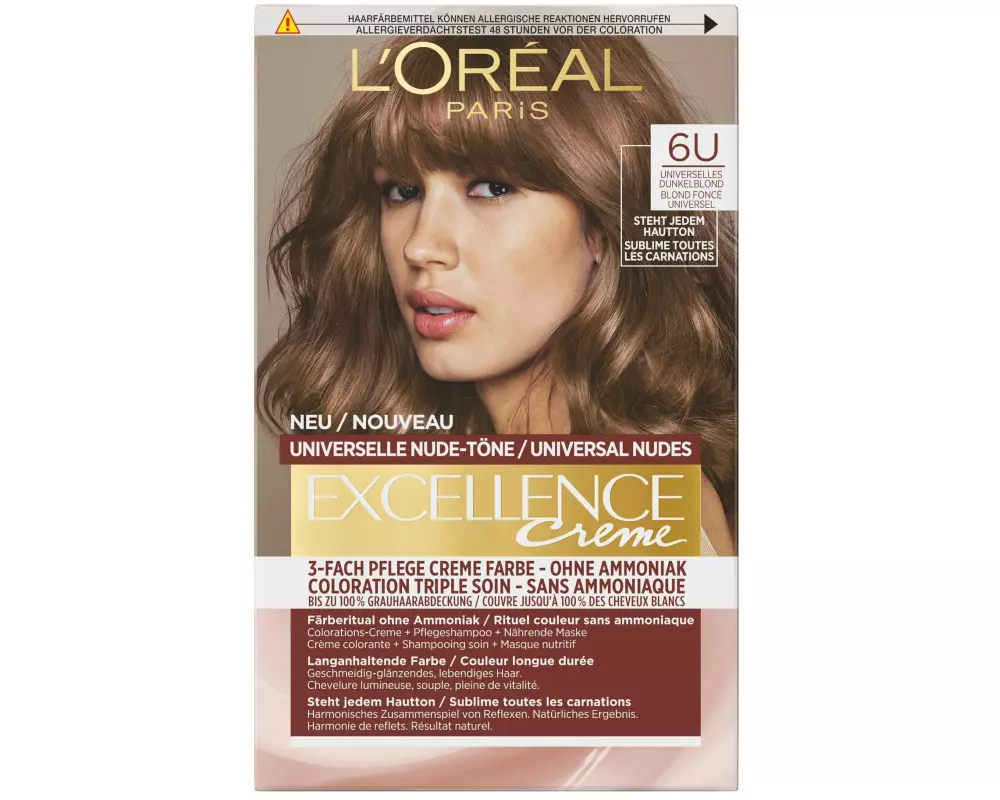 L'Oréal Paris Haarcoloration Ex Crème Nudes 6U Univ. Dunkelblond