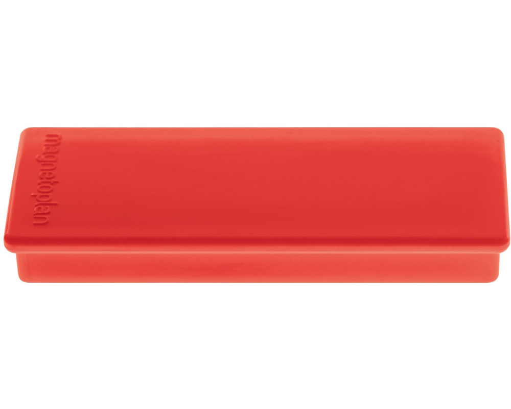 MAGNETOPLAN Rechteck-Magnethalter 1665106 rot 10 Stk.