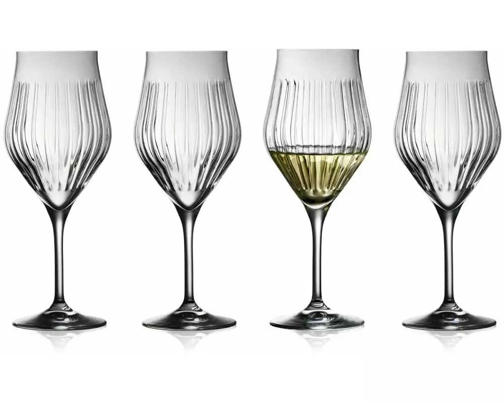 Lyngby Weissweinglas Ane 550 ml, 4 Stück, Transparent
