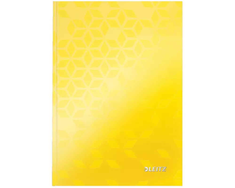 Leitz Notizbuch WOW A5, Kariert, Gelb